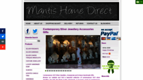 What Mantishomedirect.co.uk website looked like in 2019 (4 years ago)