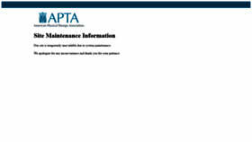 What Maintenance.apta.org website looked like in 2019 (4 years ago)