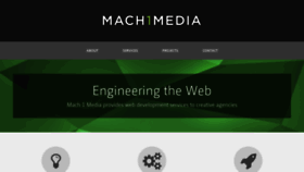 What Mach1media.com website looked like in 2019 (4 years ago)