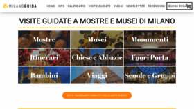 What Milanoguida.com website looked like in 2019 (4 years ago)