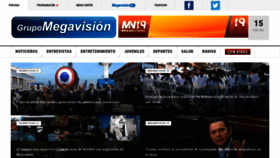 What Megavision.com.sv website looked like in 2019 (4 years ago)