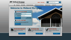 What Mymidlandmortgage.com website looked like in 2019 (4 years ago)