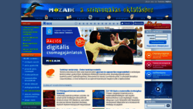 What Mozaik.info.hu website looked like in 2019 (4 years ago)