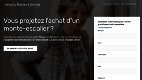 What Monte-escalier-information.com website looked like in 2019 (4 years ago)