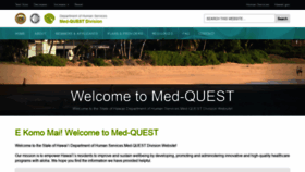 What Medquest.hawaii.gov website looked like in 2019 (4 years ago)