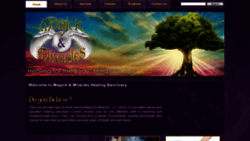 What Magickandmiracles.org website looked like in 2019 (4 years ago)