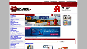 What My-apozone.de website looked like in 2019 (4 years ago)