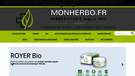 What Monherbo.fr website looked like in 2019 (4 years ago)