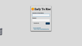 What Members.earlytorise.com website looked like in 2019 (4 years ago)
