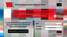 What Milano.medialibrary.it website looked like in 2019 (4 years ago)