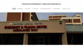 What Maricopaemergencymedicine.com website looked like in 2019 (4 years ago)
