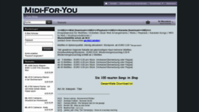What Midiforyou.de website looked like in 2019 (4 years ago)
