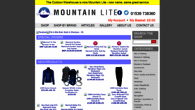 What Mountain-lite.co.uk website looked like in 2019 (4 years ago)