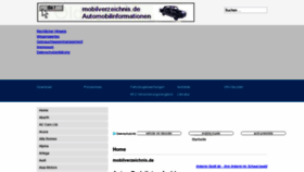 What Mobilverzeichnis.de website looked like in 2019 (4 years ago)