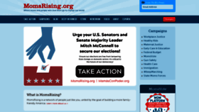 What Momsrising.org website looked like in 2019 (4 years ago)