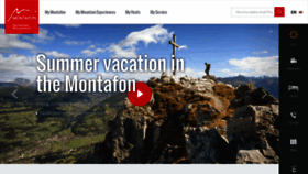 What Montafon.at website looked like in 2019 (4 years ago)