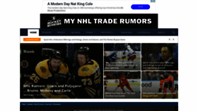 What Mynhltraderumors.com website looked like in 2019 (4 years ago)