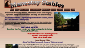 What Manestaystables.com website looked like in 2019 (4 years ago)
