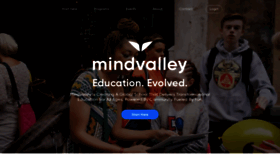 What Mindvalley.com website looked like in 2019 (4 years ago)