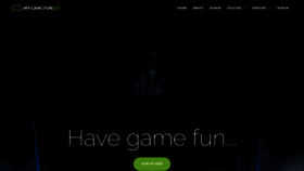 What Mygamzfun247.com website looked like in 2019 (4 years ago)