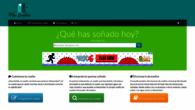 What Mis-suenos.org website looked like in 2019 (4 years ago)