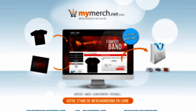 What Mymerch.net website looked like in 2019 (4 years ago)