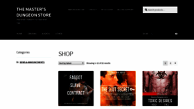 What Mastersdungeon.store website looked like in 2019 (4 years ago)