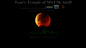 What Mst3ktemple.com website looked like in 2019 (4 years ago)