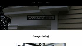 What Modernantiquity.net website looked like in 2019 (4 years ago)