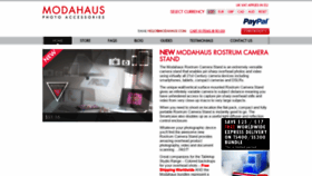 What Modahaus.com website looked like in 2019 (4 years ago)