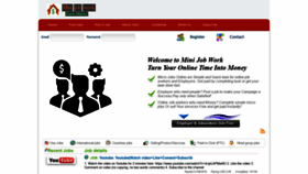What Minijobwork.com website looked like in 2019 (4 years ago)