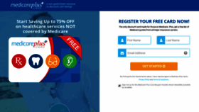 What Medicare-plus-card.com website looked like in 2019 (4 years ago)