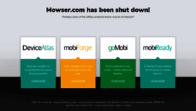What Mowser.com website looked like in 2019 (5 years ago)