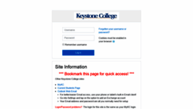 What Moodlerooms.keystone.edu website looked like in 2019 (4 years ago)