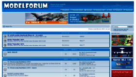 What Modelforum.cz website looked like in 2019 (4 years ago)