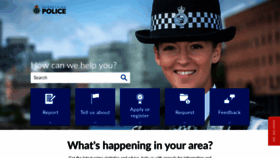 What Merseyside.police.uk website looked like in 2019 (4 years ago)