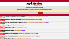 What Mp4moviez.in website looked like in 2019 (4 years ago)
