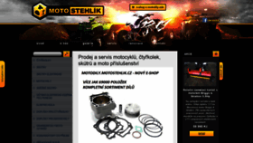 What Motostehlik.cz website looked like in 2019 (4 years ago)