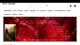What Mysticdreamer.no website looked like in 2019 (4 years ago)