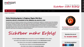 What Meinpart.de website looked like in 2019 (4 years ago)