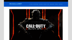 What Myfullgames.com website looked like in 2019 (4 years ago)