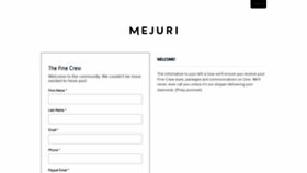 What Mejuri.getambassador.com website looked like in 2019 (4 years ago)