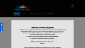 What Maclobuzz.com website looked like in 2019 (4 years ago)