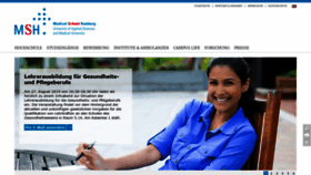 What Medicalschool-hamburg.de website looked like in 2019 (4 years ago)