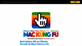 What Mackungfu.org website looked like in 2019 (4 years ago)