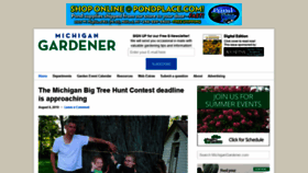 What Michigangardener.com website looked like in 2019 (4 years ago)