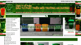 What Moitruonganduong.vn website looked like in 2019 (4 years ago)