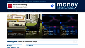 What Moneyinternational.com website looked like in 2019 (4 years ago)