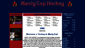 What Manlycuphockey.com website looked like in 2019 (4 years ago)