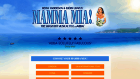 What Mamma-mia.com website looked like in 2019 (4 years ago)